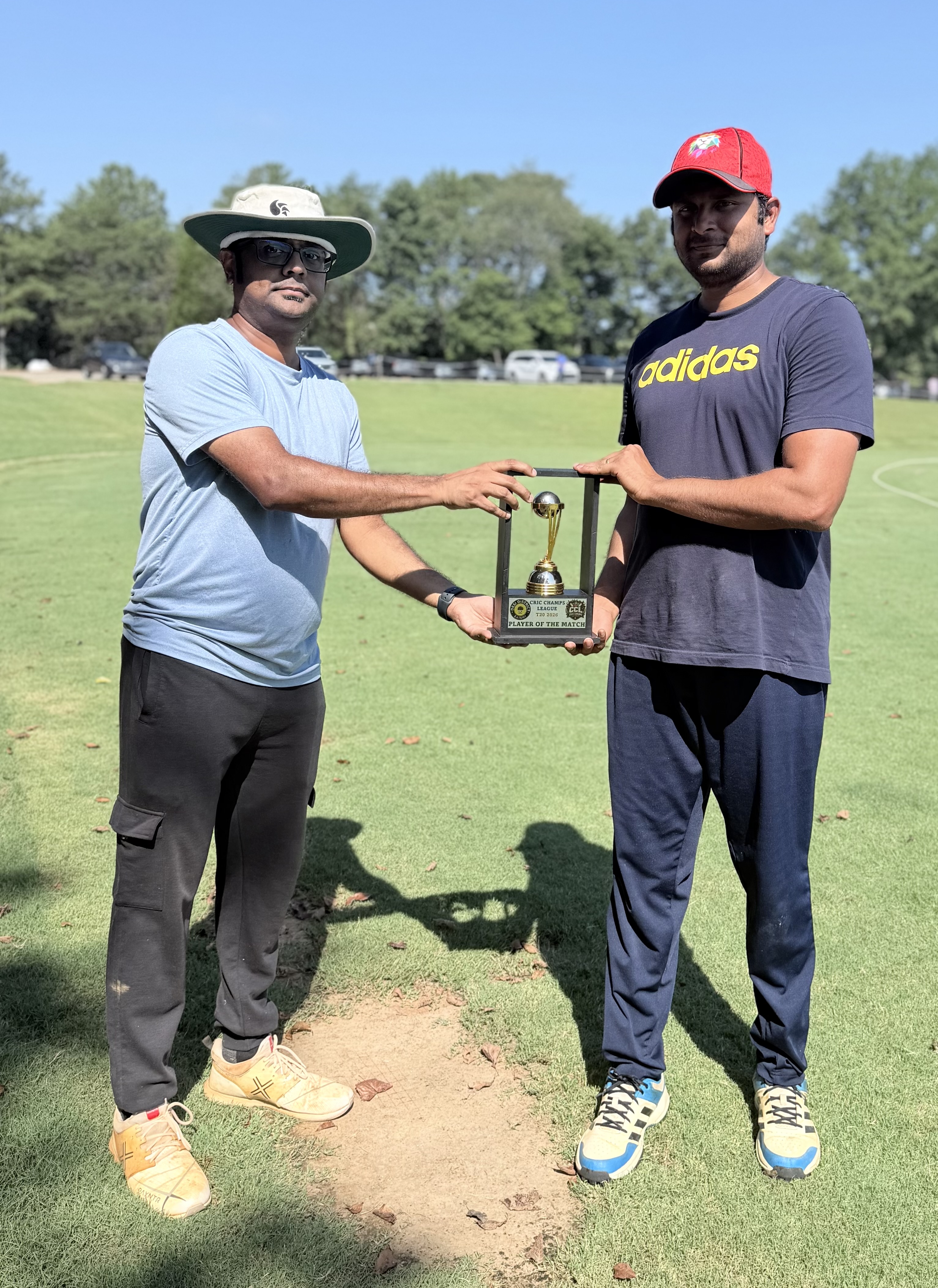 Man of the Match - Charan - 45 runs